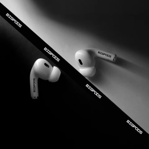 BIGPODS PRO 2 EARBUDS  WITH POPUP ANIMATION VOLUME UP AND DOWN WITH WIRELESS CHARGING SUPPORT US IMPORTED